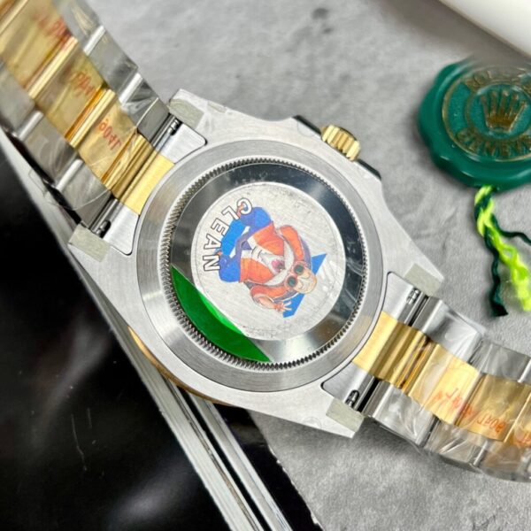 Swiss 1:1 Rolex Submariner 116613LB Replica 1:1 Watch Blue Dial Demi Strap Clean 40mm - Top Watch - Image 3