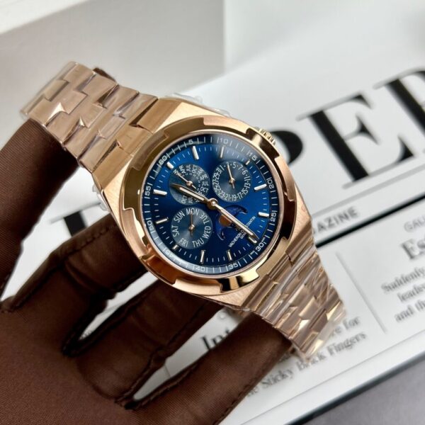 Replica Vacheron Constantin Replica 11 Watch Overseas 5500V Blue Dial 42.5mm - Top Watch