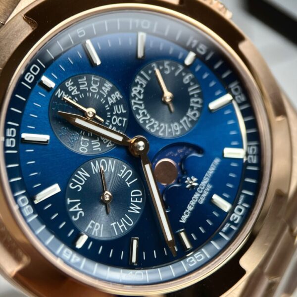 Replica Vacheron Constantin Replica 11 Watch Overseas 5500V Blue Dial 42.5mm - Top Watch - Image 4